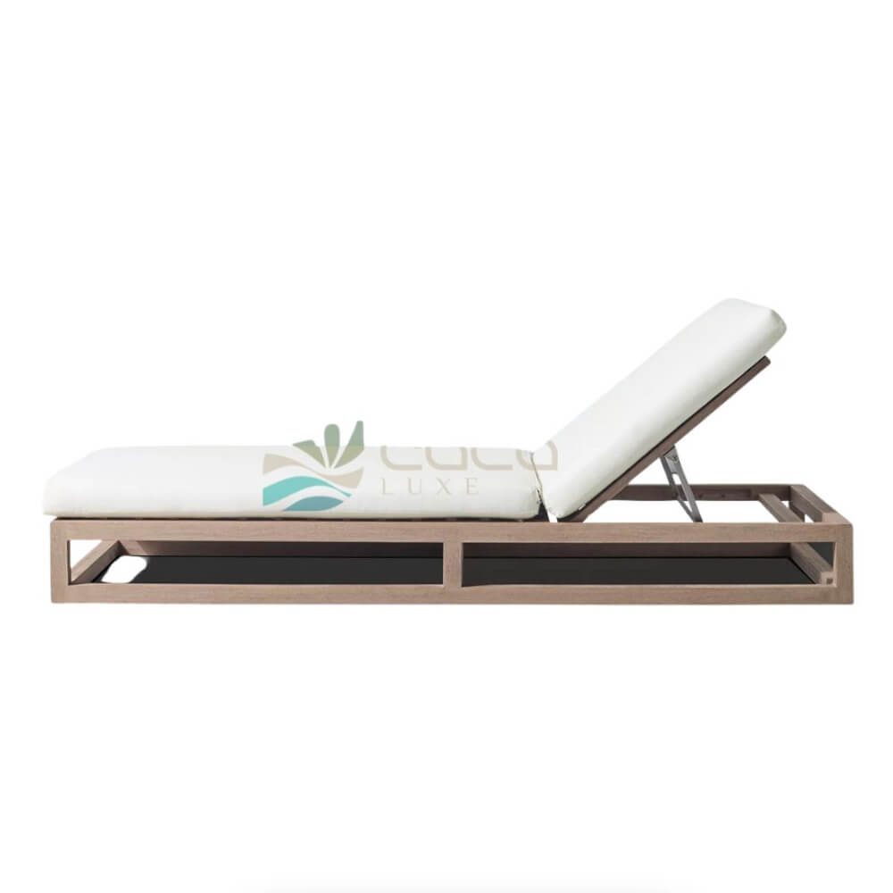 เตียงริมสระเบาะผ้า COCOLUXE AQUA HEAVEN WOOD